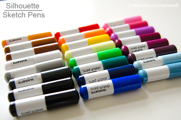 Craftaholics Anonymous®  Silhouette Sketch Pens Discount + GIVEAWAY